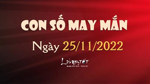 Con số may mắn hôm nay 25/11/2022 theo năm sinh: Nhanh tay chọn ngay con số lộc phát