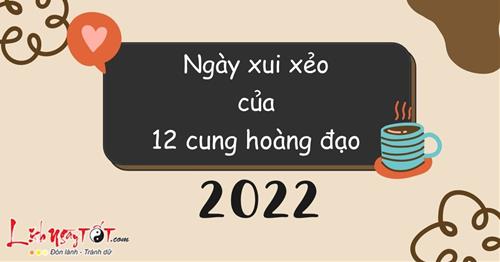 Xem ngày đen tối nhất trong năm 2022 của 12 cung hoàng đạo, chạy đâu cho thoát