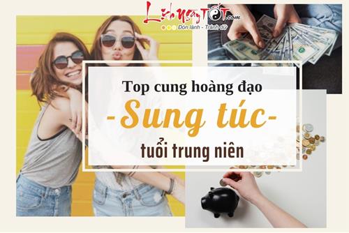 Bất ngờ với cuộc sống sung túc ở tuổi trung niên của những cung hoàng đạo này, vật chất đủ đầy địa vị vững chắc