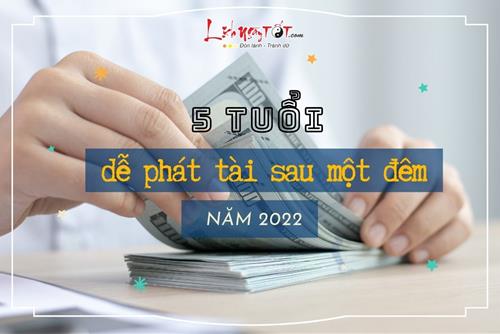 Từ giờ đến cuối năm, 5 tuổi này dễ có cơ may phát tài sau một đêm, làm ăn ngày càng khấm khá bội thu