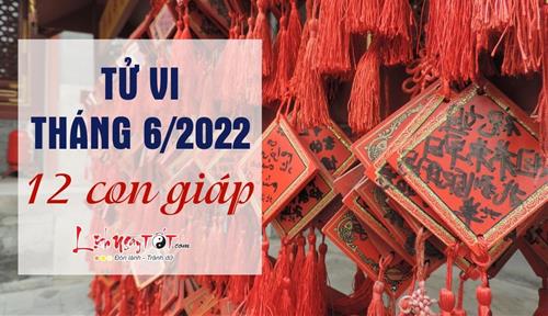 Tử vi tháng 6/2022 của 12 con giáp âm lịch: Đột phá hay thách thức nào đang chờ đón?