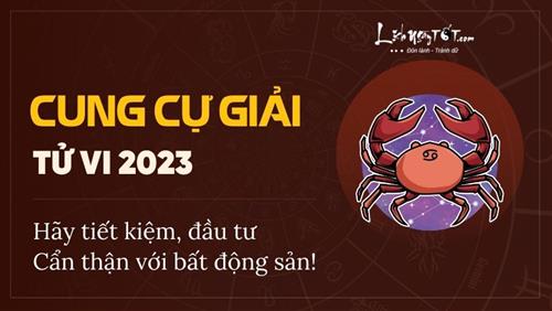 Tử vi cung Cự Giải năm 2023: Hãy tiết kiệm, đầu tư nhưng cẩn thận với bất động sản!