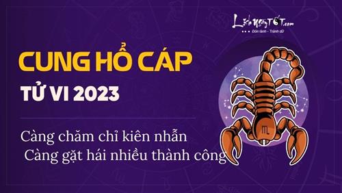 Tử vi cung Hổ Cáp năm 2023: Càng chăm chỉ kiên nhẫn càng gặt hái nhiều thành công