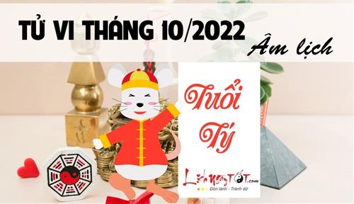 Tử vi tháng 10/2022 tuổi Tý Âm lịch: Vận may rực rỡ đừng bỏ lỡ thời cơ của mình!