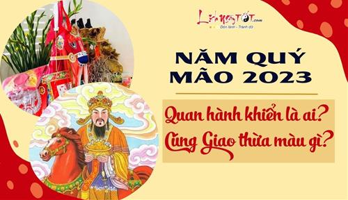 Năm 2023 cúng Giao thừa màu gì, cúng ngựa màu gì hợp với quan hành khiển năm Quý Mão?