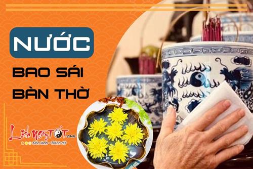 4 loại nước lau ban thờ đón Tết Bính Ngọ 2026 vừa SẠCH vừa hút LỘC nhất định nên biết!