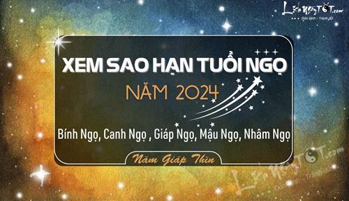 Sao hạn tuổi Ngọ năm 2024: Chi tiết các tuổi Canh Ngọ, Bính Ngọ, Mậu Ngọ, Nhâm Ngọ và Giáp Ngọ