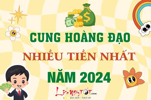 Top 5 cung hoàng đạo HÚT LỘC ÀO ÀO, ước mơ toại nguyện, tài sản gia tăng năm 2024