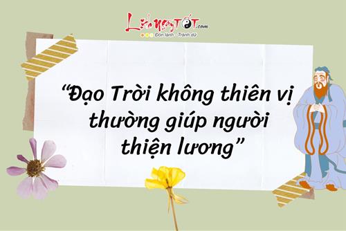 Cổ nhân nhắc nhở: Đạo trời không thiên vị thường giúp người thiện lương là có ý gì?