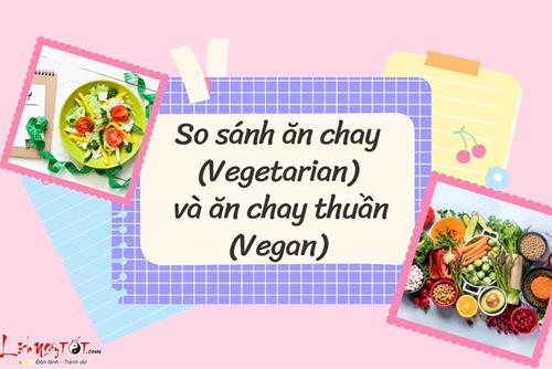 So sánh ăn chay và thuần chay để phá tan những hiểu nhầm của mọi người