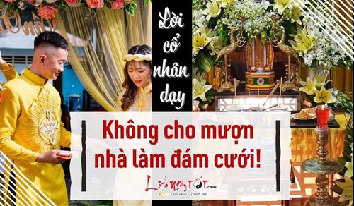 Vì sao cổ nhân căn dặn: Thà cho mượn nhà làm đám tang chứ không cho mượn nhà làm đám cưới?