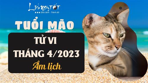 Tử vi tháng 4/2023 tuổi Mão âm lịch: Vượt qua áp lực để có được thành công vang dội