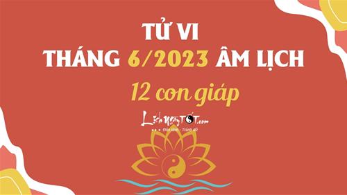 Tử vi tháng 6/2023 của 12 con giáp âm lịch: Tiết lộ VẬN HẠN trong tháng mới, ai may - ai xui?