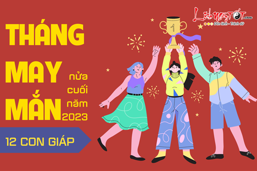 Thời điểm may mắn nhất 6 tháng cuối năm 2023, 12 con giáp tài lộc đầy tay, thăng quan tiến chức