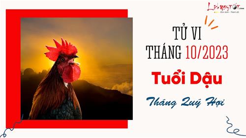 Tử vi tháng 10/2023 tuổi Dậu âm lịch: Một tháng bình ổn, ít có biến động