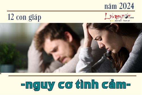 Nguy cơ tình cảm của 12 con giáp năm 2024: Điều gì đang đe dọa hạnh phúc của bạn?