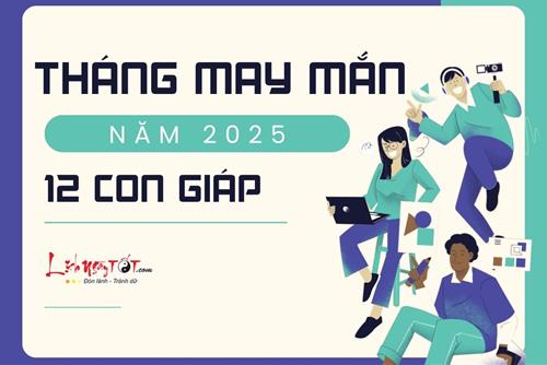 Tháng may mắn năm 2025 của 12 con giáp âm lịch: Thời điểm bứt phá gặt hái thành công