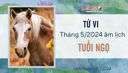 Tử vi tháng 5/2024 tuổi Ngọ âm lịch: Số lận đận, đầu tháng khó được lộc