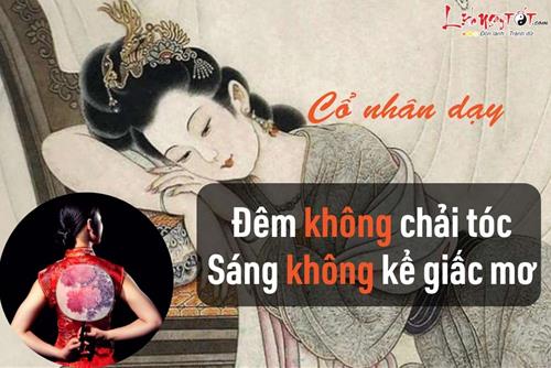 Vì sao cổ nhân cảnh báo: “Đêm không chải tóc, sáng không kể giấc mơ”?