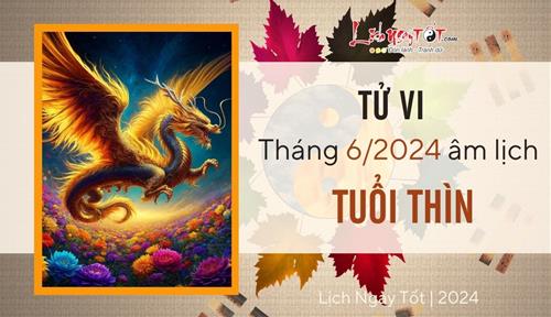 Tử vi tháng 6/2024 tuổi Thìn âm lịch: Tiến triển ổn định, chậm nhưng chắc