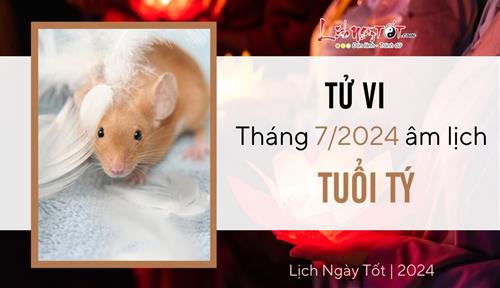 Tử vi tháng 7/2024 tuổi Tý âm lịch: Sự nghiệp tăng tiến bất chấp tháng cô Hồn, tha hồ chào đón tài lộc
