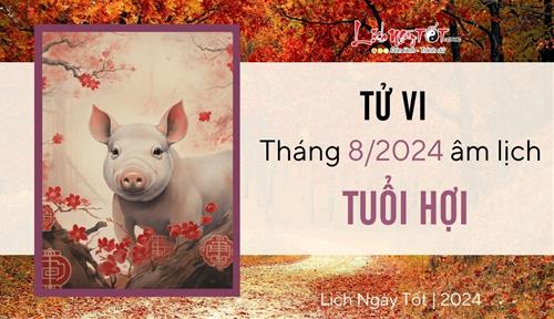 Tử vi tháng 8/2024 tuổi Hợi âm lịch: Cát tinh chiếu rọi, vận trình hanh thông