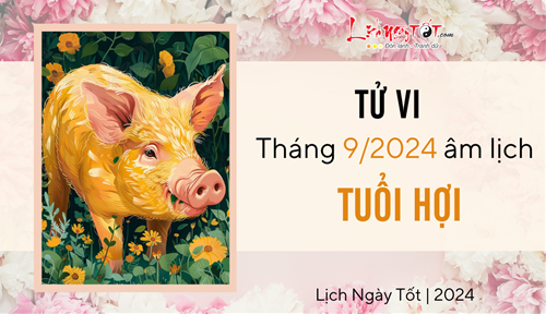 Tử vi tháng 9/2024 tuổi Hợi âm lịch: Vận khí được nâng đỡ, bớt phần vất vả