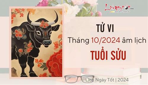 Tử vi tháng 10/2024 tuổi Sửu âm lịch: Khó khăn làm dấy lên tinh thần chiến đấu mãnh liệt