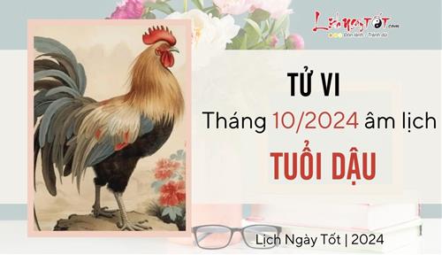 Tử vi tháng 10/2024 tuổi Dậu âm lịch: Dễ nản chí, công việc khó có được thành quả lớn