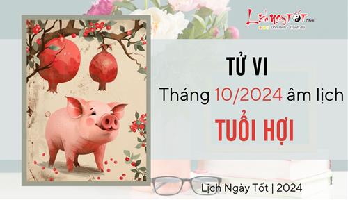 Tử vi tháng 10/2024 tuổi Hợi âm lịch: Thăng trầm khó lường, hãy thuận theo tự nhiên
