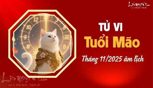 Tử vi tháng 11/2025 tuổi Mão âm lịch: Bận rộn bù đầu, khó khăn gia tăng