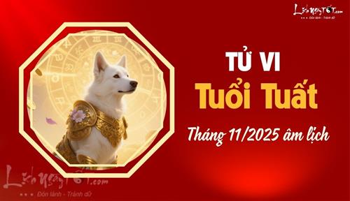 Tử vi tháng 11/2025 tuổi Tuất âm lịch: Giai đoạn chững lại đòi hỏi sự bứt phá