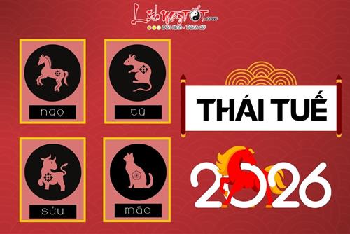 THÁI TUẾ năm 2026: Có 4 tuổi dính HẠN nặng chật vật cả năm, tình tiền đều hư hao - Cách hóa giải xung khắc năm Bính Ngọ 2026