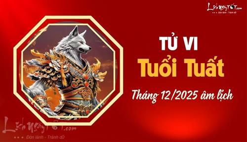 Tử vi tháng 12/2025 tuổi Tuất âm lịch: Trăm công nghìn việc phải gánh vác