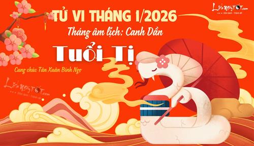 Tử vi tháng 1/2026 tuổi Tị âm lịch: Khởi đầu không mấy bằng phẳng
