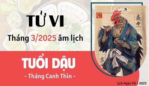 Tử vi tháng 3/2025 tuổi Dậu âm lịch: Cát tinh tề tựu, vận trình lên hương