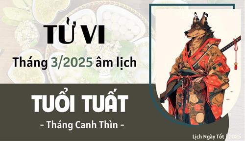 Tử vi tháng 3/2025 tuổi Tuất âm lịch: Tinh thần sa sút, nhiều vấn đề ức chế