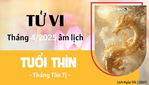 Tử vi tháng 4/2025 tuổi Thìn âm lịch: Tự tin khẳng định năng lực, công việc thuận lợi