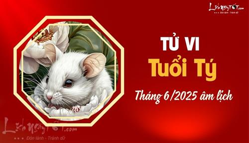 Tử vi tháng 6/2025 tuổi Tý âm lịch: Tiềm ẩn nhiều rạn nứt và thị phi, tiền của lúc có lúc không