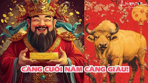 Thầy Tử vi phán: 3 tuổi càng về cuối năm càng GIÀU, làm ăn vào cầu mạnh, vận ĐỎ kéo dài đến Tết
