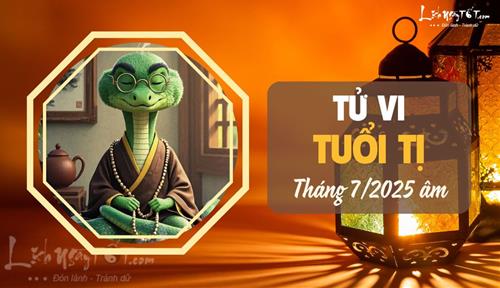 Tử vi tháng 7/2025 tuổi Tị âm lịch: Cuộc sống ổn định, an nhàn, không thích hơn thua