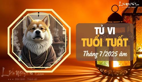 Tử vi tháng 7/2025 tuổi Tuất âm lịch: Nỗ lực bắt đầu đơm hoa kết trái nhưng tránh chủ quan