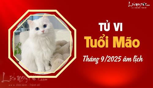 Tử vi tháng 9/2025 tuổi Mão âm lịch: Xuôi chèo mát mái, tiềm ẩn sự bứt phá