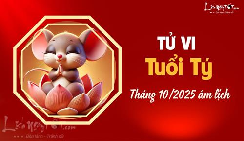 Tử vi tháng 10/2025 tuổi Tý âm lịch: Công việc, sức khỏe bất ổn