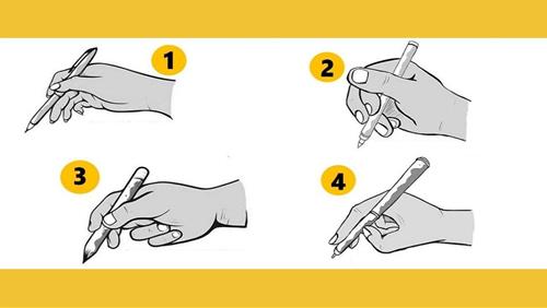 Trắc nghiệm tính cách: Nhìn cách bạn cầm bút là hiểu 99% con người bạn!