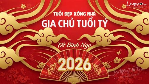 Xem tuổi xông nhà năm 2026 cho gia chủ tuổi Tý THOÁT vòng vây Thái Tuế, đón dòng tiền lớn chảy về túi