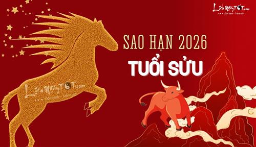 Sao hạn tuổi Sửu năm 2026 cho đầy đủ các tuổi Đinh Sửu, Tân Sửu, Quý Sử, Kỷ Sửu, Ất Sửu