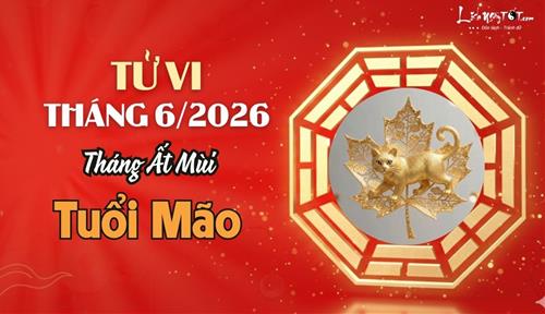 Tử vi tháng 6/2026 tuổi Mão âm lịch: Thận trọng trước nhiều biến động đan xen
