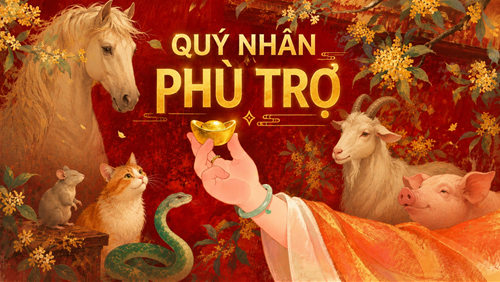 Ấn định tháng 6/2026: 6 con giáp được người QUYỀN LỰC chống lưng, chỉ đường dẫn lối cho tiền tài ùn ùn kéo đến!