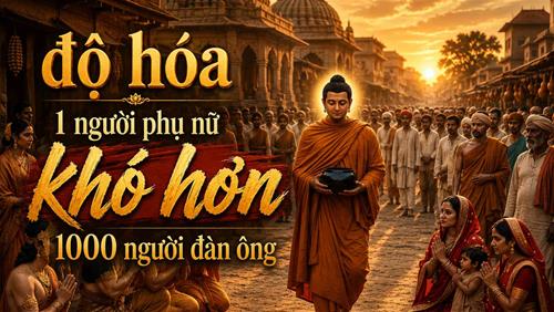 Vì sao Đức Phật nói: “Độ hóa 1 người phụ nữ còn khó hơn 1000 người đàn ông? Nguyên nhân khiến người ta phải suy ngẫm!